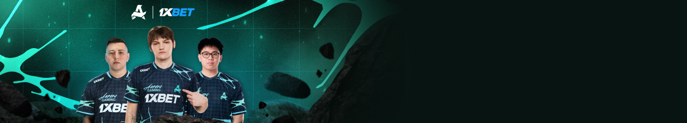 1xBet هو الشريك الرئيسي لـAURORA Gaming