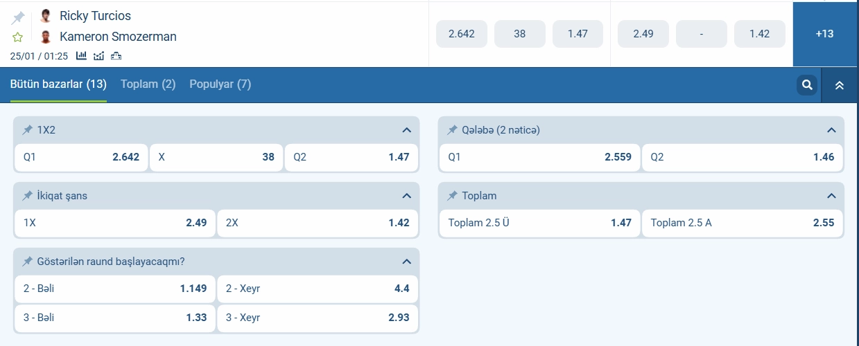 UFC seçimləri 1xBet-də – bir döyüş üzrə bütün bazarların açılması, müxtəlif ssenarilər və mərclərin Kupon-da mərhələli formalaşdırılması