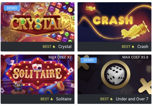 بازی های آنلاین 1xbet